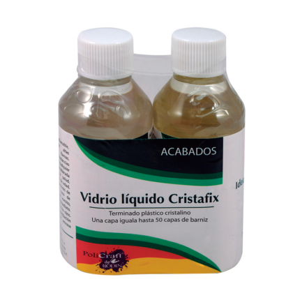 Juego De Resina Cristafix 230 ml Policraft